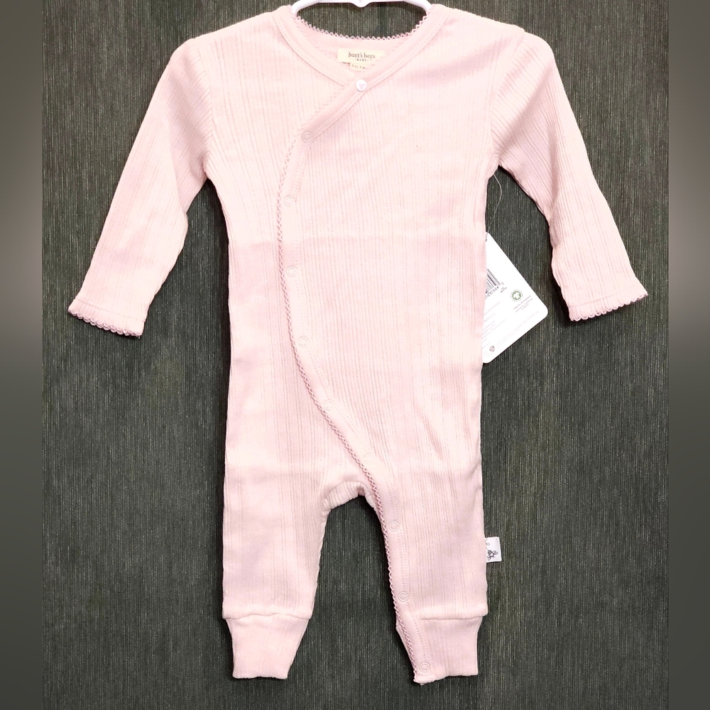 Burt's Bees Baby, Baby Girls' Sleep and Play Pajamas jumpsuit, Onsies